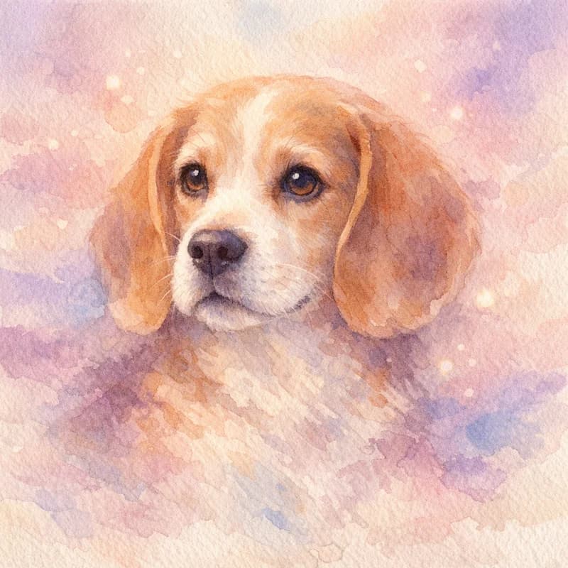 Soft Watercolor portrait