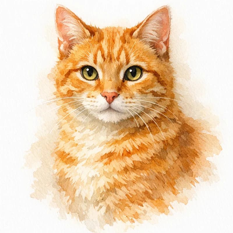 Artistic Watercolor portrait