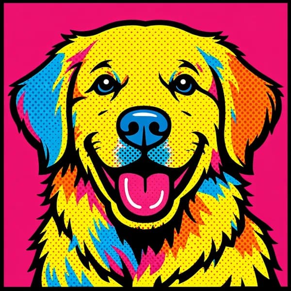 Bold Pop Art style example