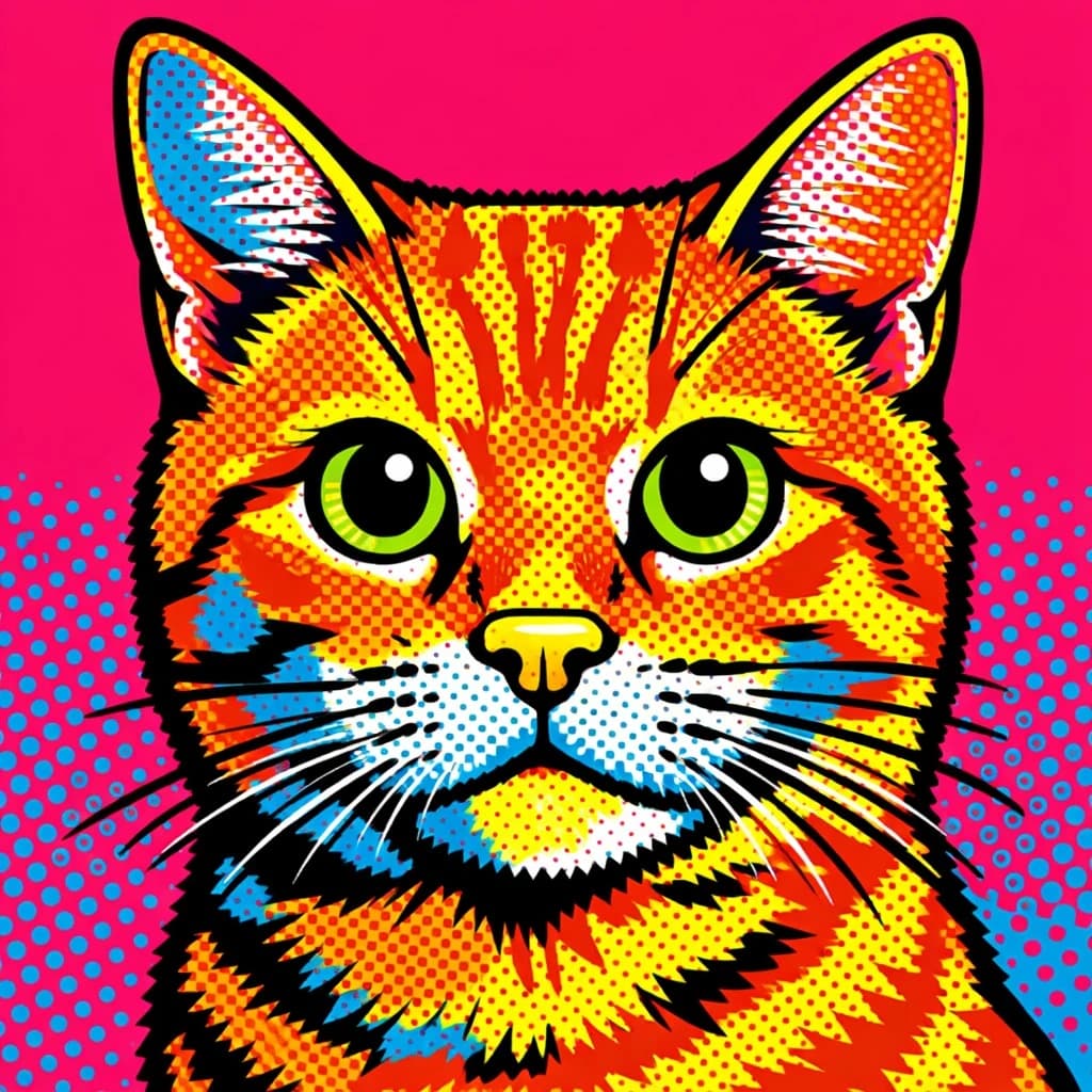 Bold Pop Art style example