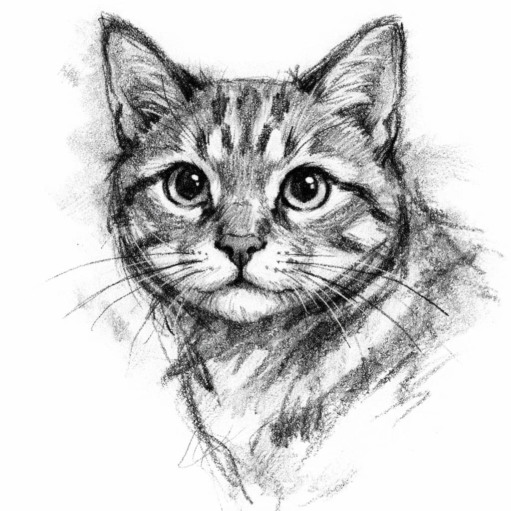 Charcoal Sketch style example