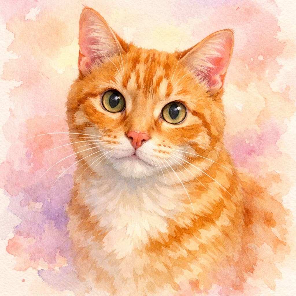 Soft Watercolor style example