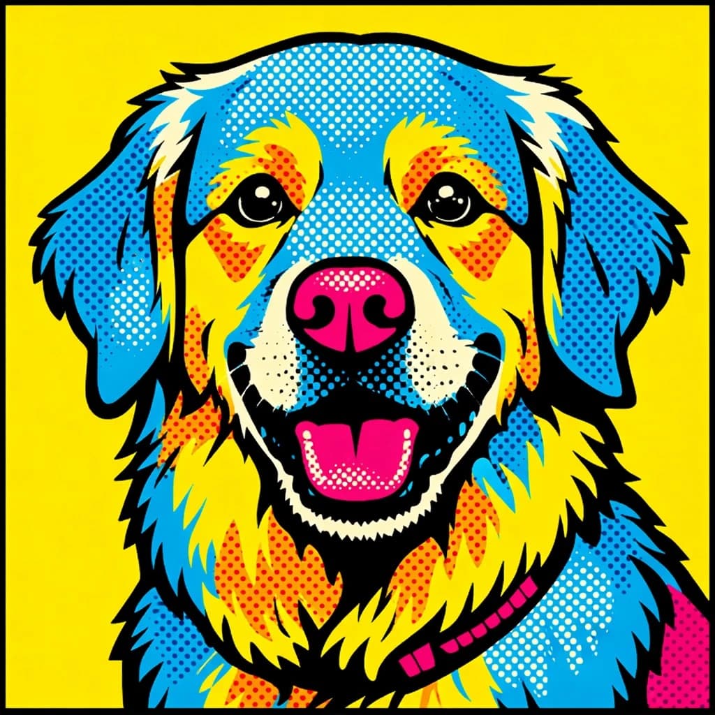 Bold Pop Art style example