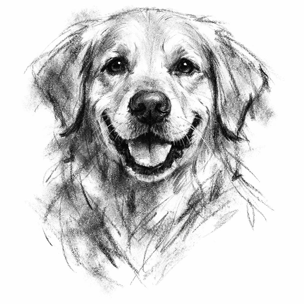 Charcoal Sketch style example